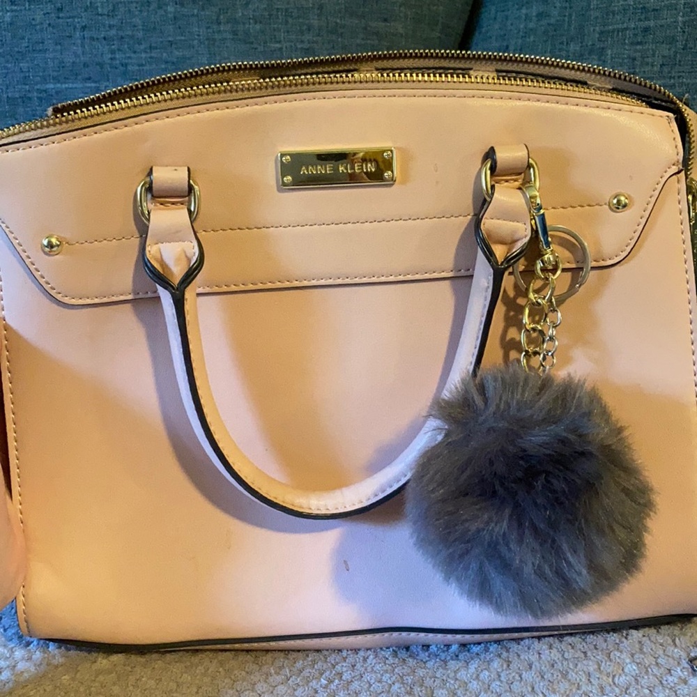 Pale pink Anne Klein purse
